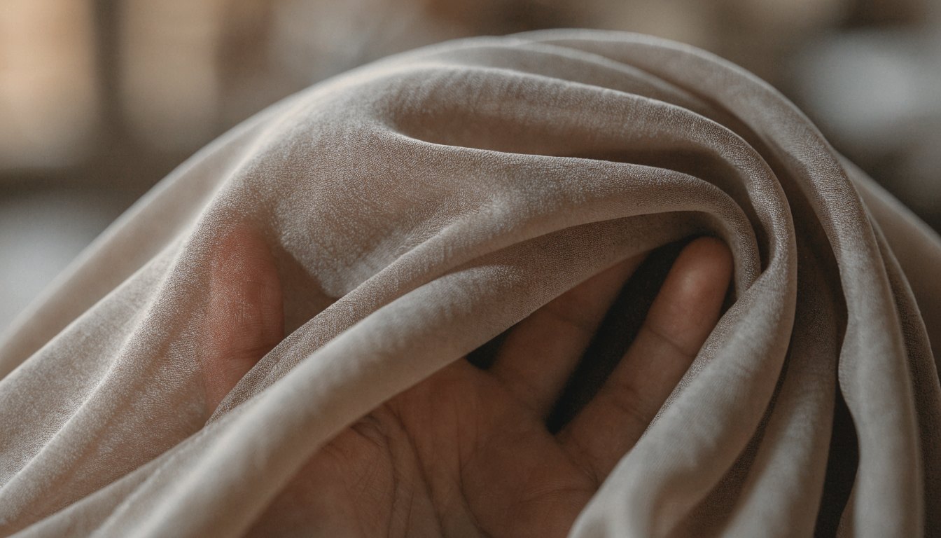 Büyük beden giyim için dökümlü kumaş numunesi incelemesi