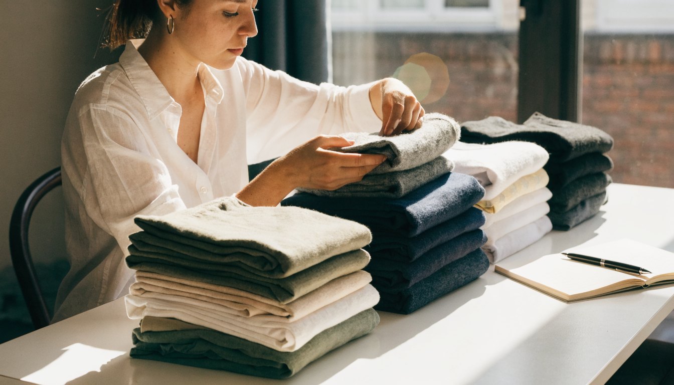 Model ve beden dağılımına göre stok planlaması yapan butik sahibi