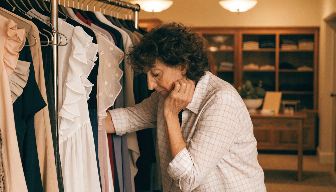 Toptan kadın giyim alırken hatalar konusunu anlatan butik stok ve ürün seçimi görseli