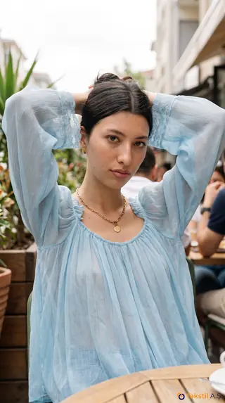 Babydoll Kesim Şifon Tunik