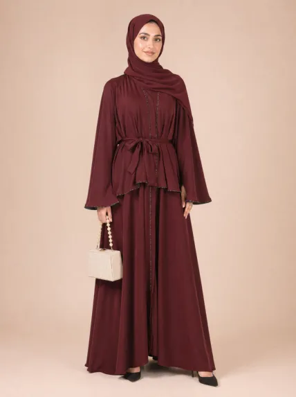 Kloş Kesim Krep Dubai Ferace