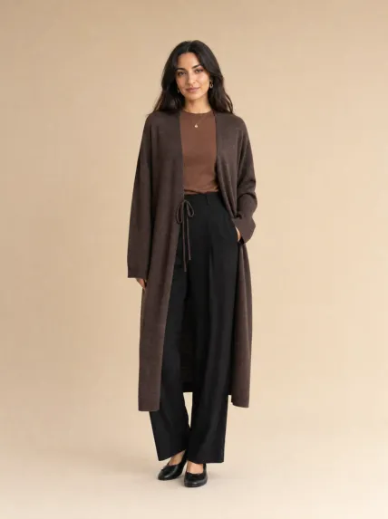 Midi Boy Denim Hırka Kimono