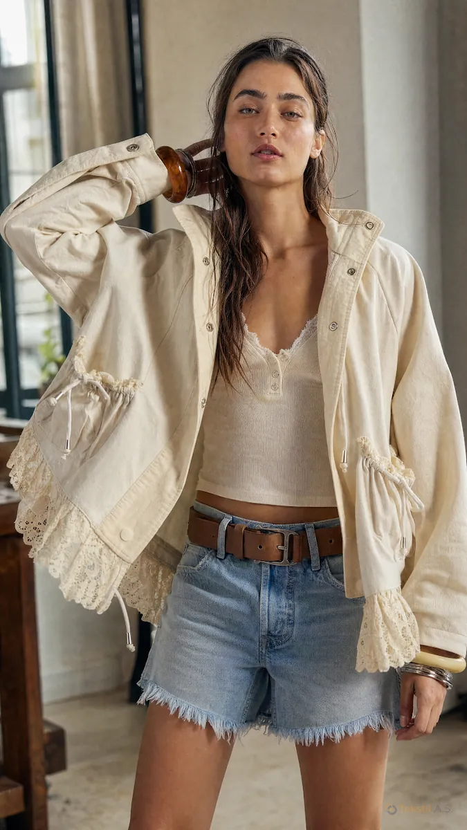 Oversize Denim Ceket - Ceket fason üretim